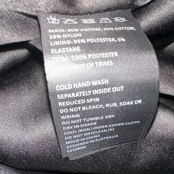 Bardot black lace dress size 8/M - Picture 10 of 11